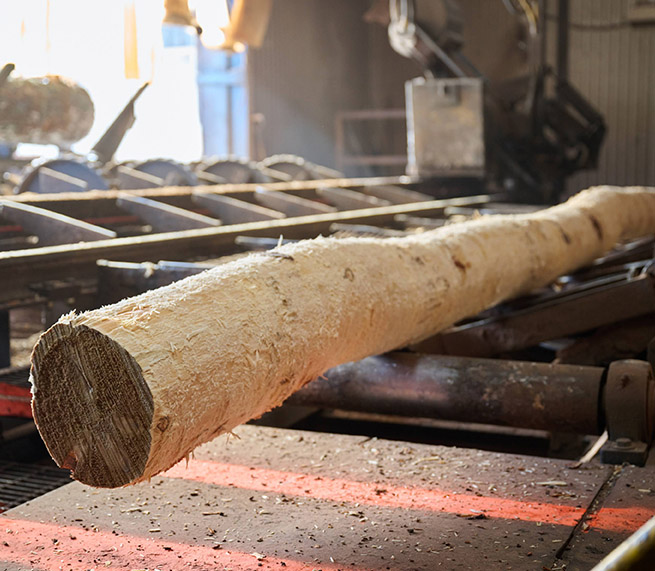 Production capability at the Husky Lumber mill